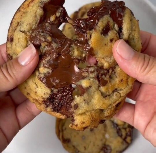 Homemade Chewy Chocolate Chip Cookies