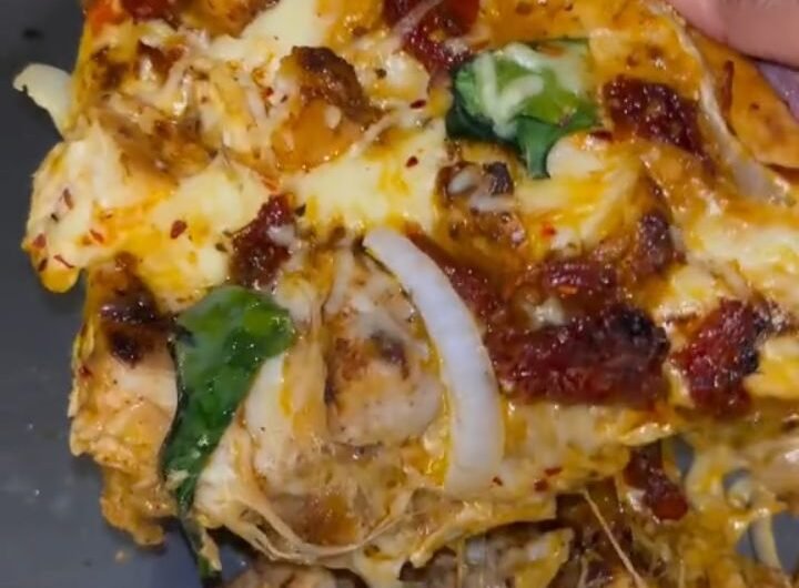 Homemade Marry Me Chicken Pizza